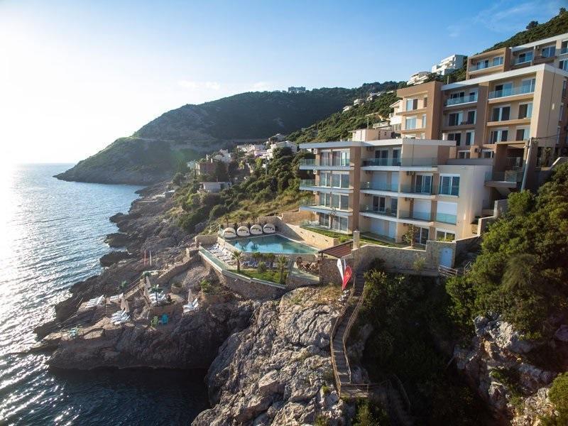 Apartment Victoria Dobra Voda Bagian luar foto