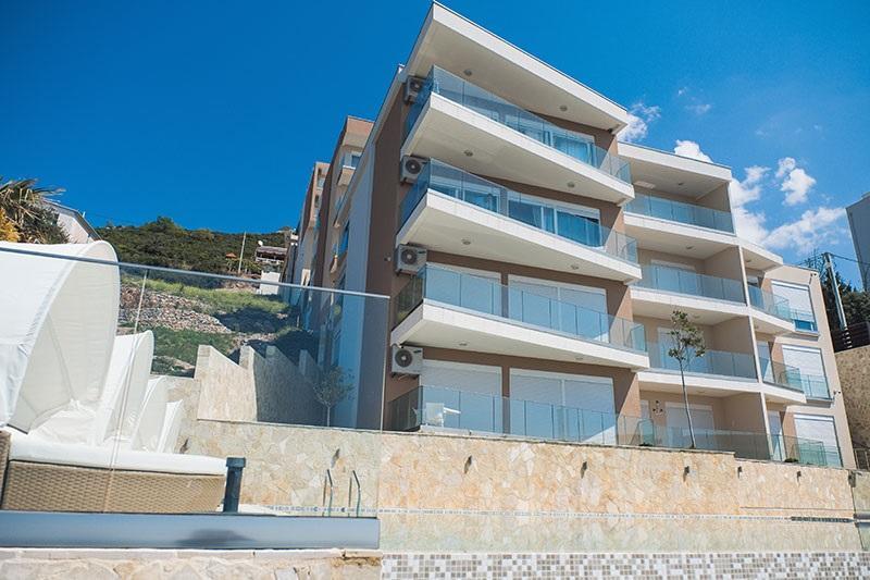 Apartment Victoria Dobra Voda Bagian luar foto